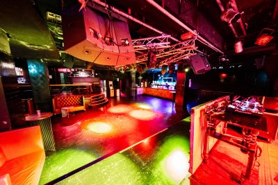 The DJ's view of the main room